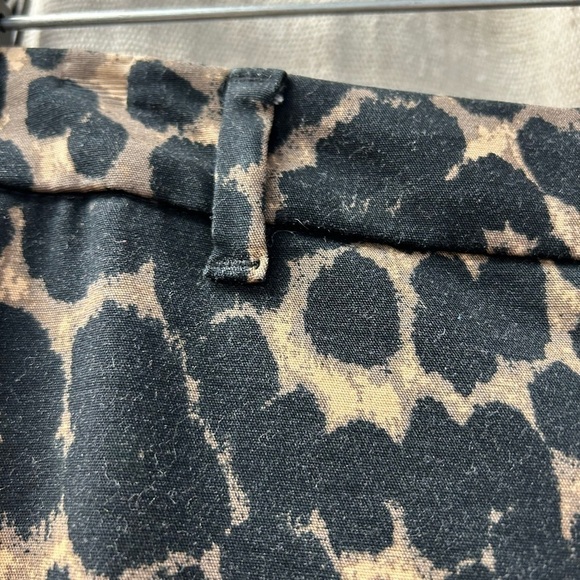 Mid Rise Leopard Harper Ankle Pants Old Navy/ size 10 Tall - Picture 6 of 14